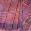 Pure Tussar Pink Mango Printed Saree - Kumaran Silks