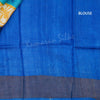 Pure Tussar Sky Blue Saree With Small Buttas - Kumaran Silks