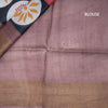 Pure Tussar Red Plain Saree - Kumaran Silks