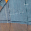 Pure Tussar Cream Saree With Checked Design - Kumaran Silks