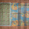 Pure Tussar Light Green Saree With Floral Motif - Kumaran Silks