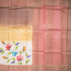 Pure Tussar Gold Saree With Floral Motif - Kumaran Silks