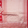 Semi Banaras Red Saree With Diamond Design - Kumaran Silks