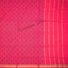 Sungudi Cotton Hot Pink Printed Saree Without Blouse 02 - Kumaran Silks