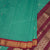 Kalyani Cotton Fern Green Saree With Contrast Border - Kumaran Silks