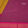 Kalyani Cotton Mustard Saree With Contrast Border - Kumaran Silks