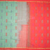 Kanchi Cotton Light Geen Saree With Simple Border - Kumaran Silks