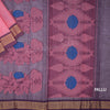 Kanchi Cotton Rose Pink Saree With Simple Border - Kumaran Silks