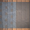 Silk Cotton Grey Zari Worked Saree - Kumaran Silks