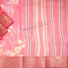 Silk Viscose Dark Pink Floral Printed Saree - Kumaran Silks