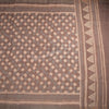Semi Raw Silk Brown Printed Saree 06 - Kumaran Silks