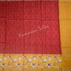 Semi Raw Silk Maroon Printed Saree 03 - Kumaran Silks