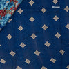Semi Raw Silk Light Blue Printed Saree - Kumaran Silks