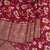 Semi Raw Silk Red Floral Printed Saree - Kumaran Silks