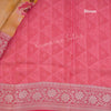 Soft Organza Light Brown Floral Printed Saree - Kumaran Silks
