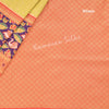 Semi Banaras Lime Green Zari Worked Saree With Lotus And Chakra Buttas - Kumaran Silks