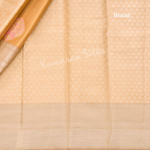 Ranvi Silk Copper Floral Saree - Kumaran Silks