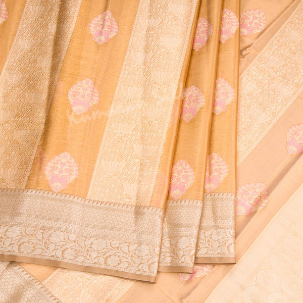 Ranvi Silk Copper Floral Saree - Kumaran Silks
