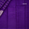 Ranvi Silk Violet Checked Saree - Kumaran Silks