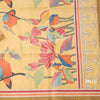 Semi Raw Silk Sandal Leaf Printed Saree - Kumaran Silks