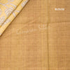 Semi Raw Silk Sandal Leaf Printed Saree - Kumaran Silks