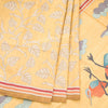 Semi Raw Silk Sandal Leaf Printed Saree - Kumaran Silks