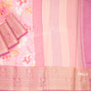 Soft Organza Pink Floral Printed Saree - Kumaran Silks
