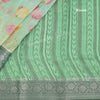 Soft Organza Pista Green Floral Printed Saree - Kumaran Silks