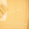 Silk Viscose Light Yellow Floral Printed Saree - Kumaran Silks