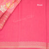 Soft Organza Rose Pink Floral Printed Saree - Kumaran Silks