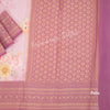 Silk Viscose Light Pink Floral Printed Saree - Kumaran Silks
