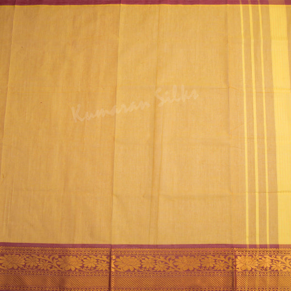 Venkatagiri Handloom Cotton Plain Shot Colour Saree Without Blouse - Kumaran Silks