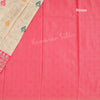 Semi Banaras Cream Zari Worked Saree - Kumaran Silks