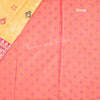 Semi Banaras Mango Yellow Zari Worked Saree 02 - Kumaran Silks
