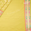 Semi Banaras Yellow Zari Worked Saree With Animal Design - Kumaran Silks