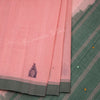Kanchi Cotton Rose Pink Thread Worked Saree