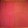 Semi Mysore Silk Plain Rose Pink Saree 02