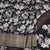 Semi Raw Silk Black Printed Saree 09