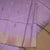 Semi Raw Silk Lavender Zari Worked Saree