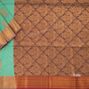 Semi Soft Silk Mint Green Zari Worked Saree 03