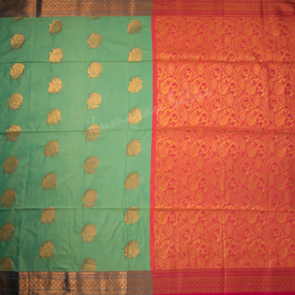 Semi Soft Silk Shot Colour Zari Worked Saree 05