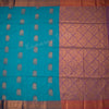Semi Soft Silk Blue Zari Worked Saree