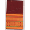 Chettinad Cotton Maroon Thread Embossed Saree Without Blouse