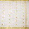 Kerala Cotton Cream Checked Saree 03