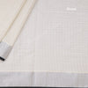 Kerala Cotton Cream Checked Saree 04