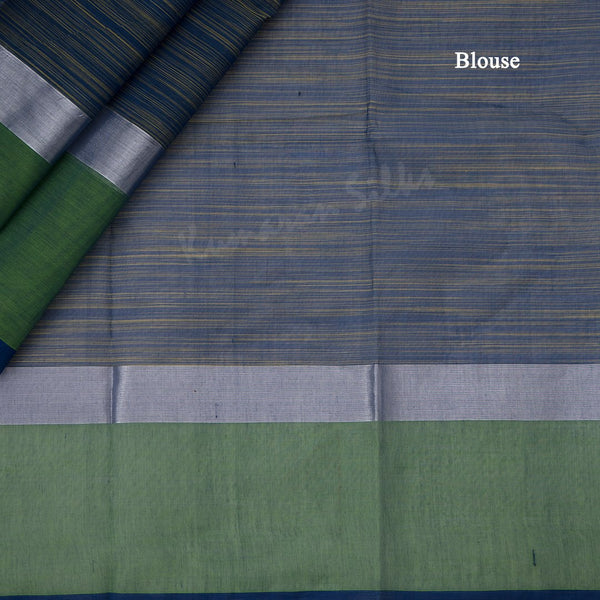 Gadwal Cotton Multi Colour Striped Saree 02