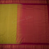 Semi Silk Lime Green Zari Worked Saree
