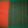 Art Silk Orange Thread Embossed Saree 03