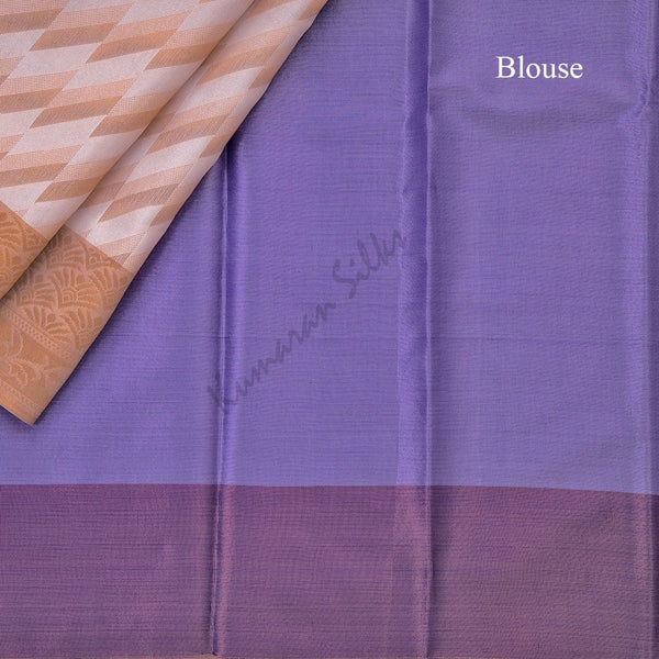 Silk Cotton Cream Zari Worked Saree