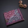 Semi Raw Silk Dark Purple Thread Embroidered Saree